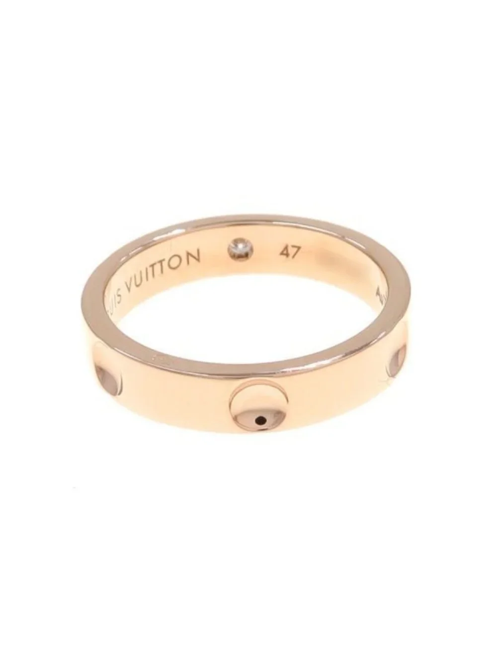 Louis Vuitton Alliance Empreinte Ring Diamond